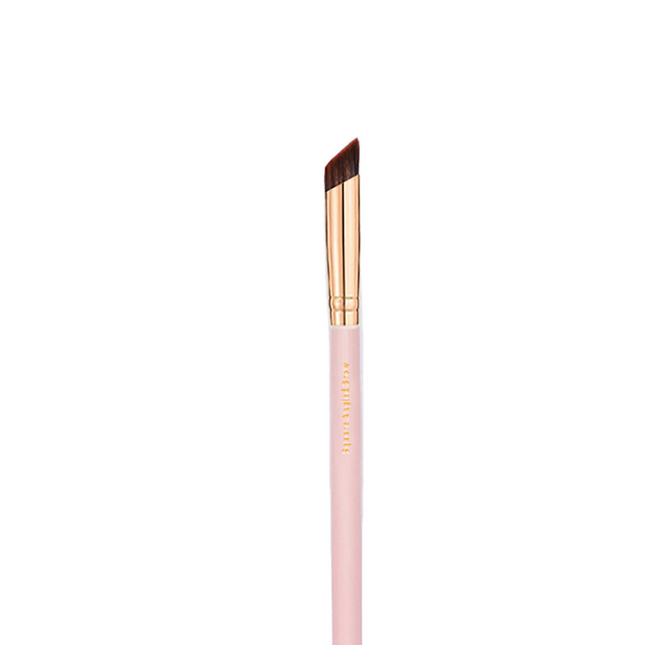 Boozyshop Soft Pink & Gold Square Angled Brow Brush