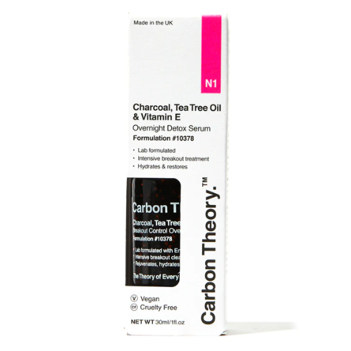 Carbon Theory Charcoal, Tea Tree Oil & Vitamin E Overnight Detox Serum