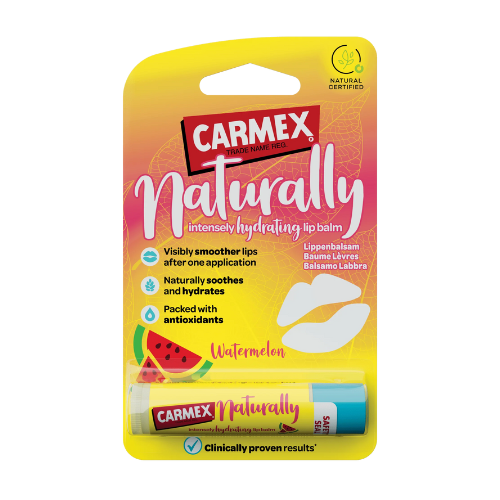 Carmex Moisturizing Lip Balm Naturally Watermelon