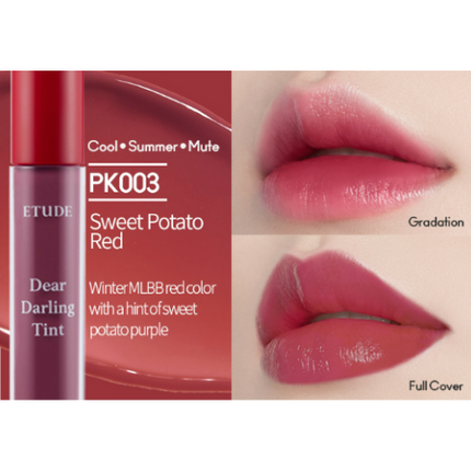 Etude House Dear Darling Water Gel Tint PK003 Sweet Potato Red