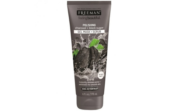 Freeman Gel Mask Scrub Charcoal and Black Sugar