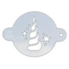 Face Painting Stencil Unicorn Horn With Stars