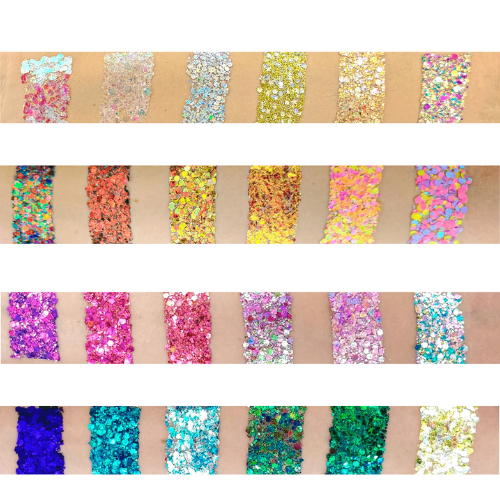 Fusion Body Art Glitter Cream Palette Fiesta Sparkles