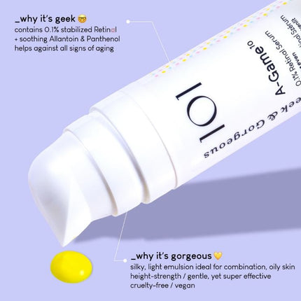 Geek & Gorgeous A-Game 10 0,1% Retinal Serum