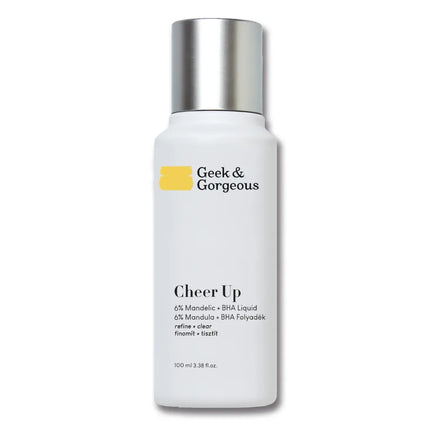 Geek & Gorgeous Cheer Up 6% Mandelic + BHA Liquid Exfoliant