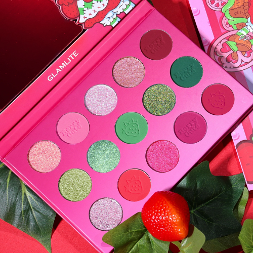 Glamlite x Strawberry Shortcake Eyeshadow Palette Berrylicious