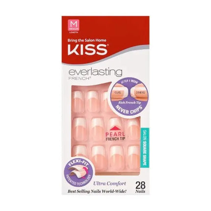 Kiss Everlasting French Nail Kit Wedding Gown