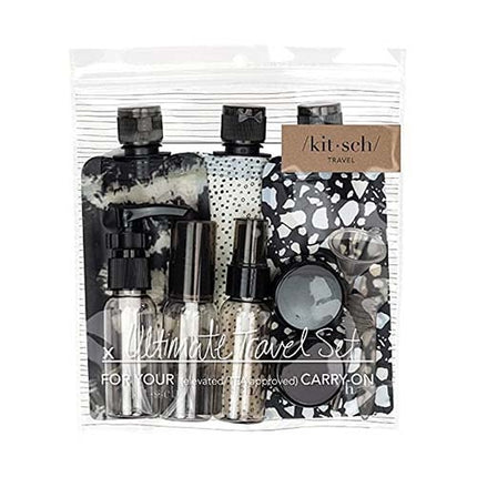 Kitsch Ultimate Travel Set 11pcs Black & Ivory