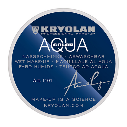 Kryolan Professional Make-up Aquacolor Schmink 070 White