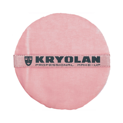 Kryolan Professional Make-up Premium Powder Puff Pink 10 cm