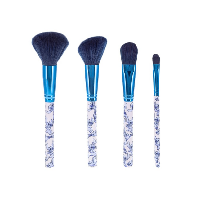 Mad Beauty Stitch Denim Cosmetic Brush Set