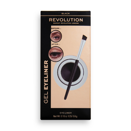 Makeup Revolution Gel Eyeliner Pot With Brush