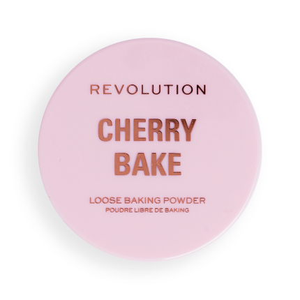 Makeup Revolution Y2K Cherry Bake Loose Powder & Puff