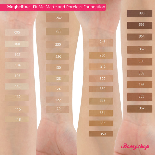 Maybelline Fit Me Matte and Poreless Foundation