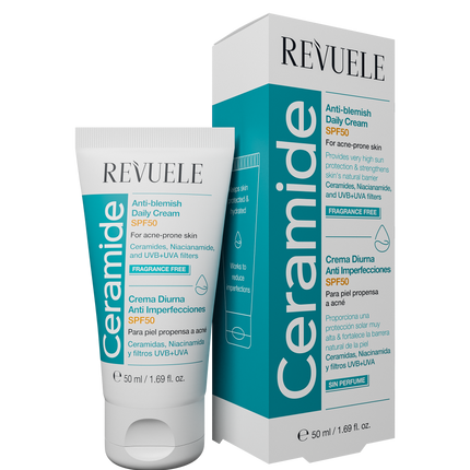 Revuele Ceramide Anti Blemish Daily Cream SPF50