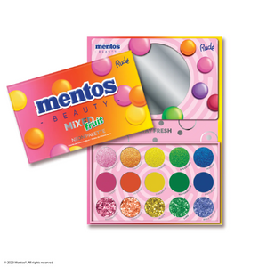 Rude Cosmetics x Mentos Mixed Fruit Neon Palette