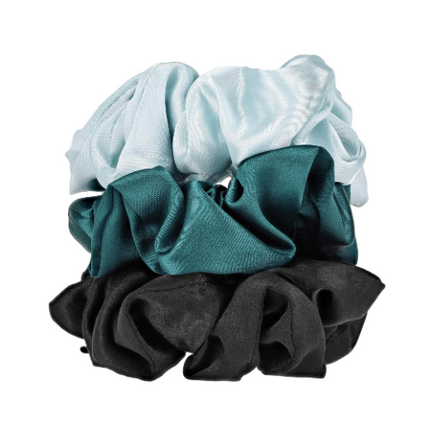 W7 Cosmetics Silky Knots Hair Scrunchies 3 Pack Marine