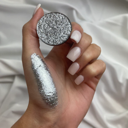 With Love Cosmetics Pressed Glitter Silver Sparks